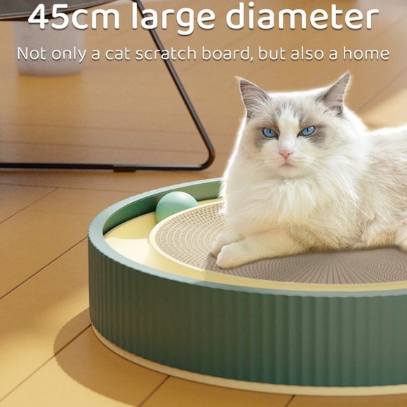 Cat Wheel funy Scratching board With 3 Balls - Picture 1 of 16